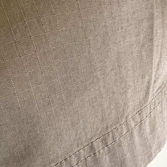 Roundtree & Yorke Classic Fit Shorts Men's 32 Flat Front Chino Beige Ripstop NWT - Picture 4 of 7